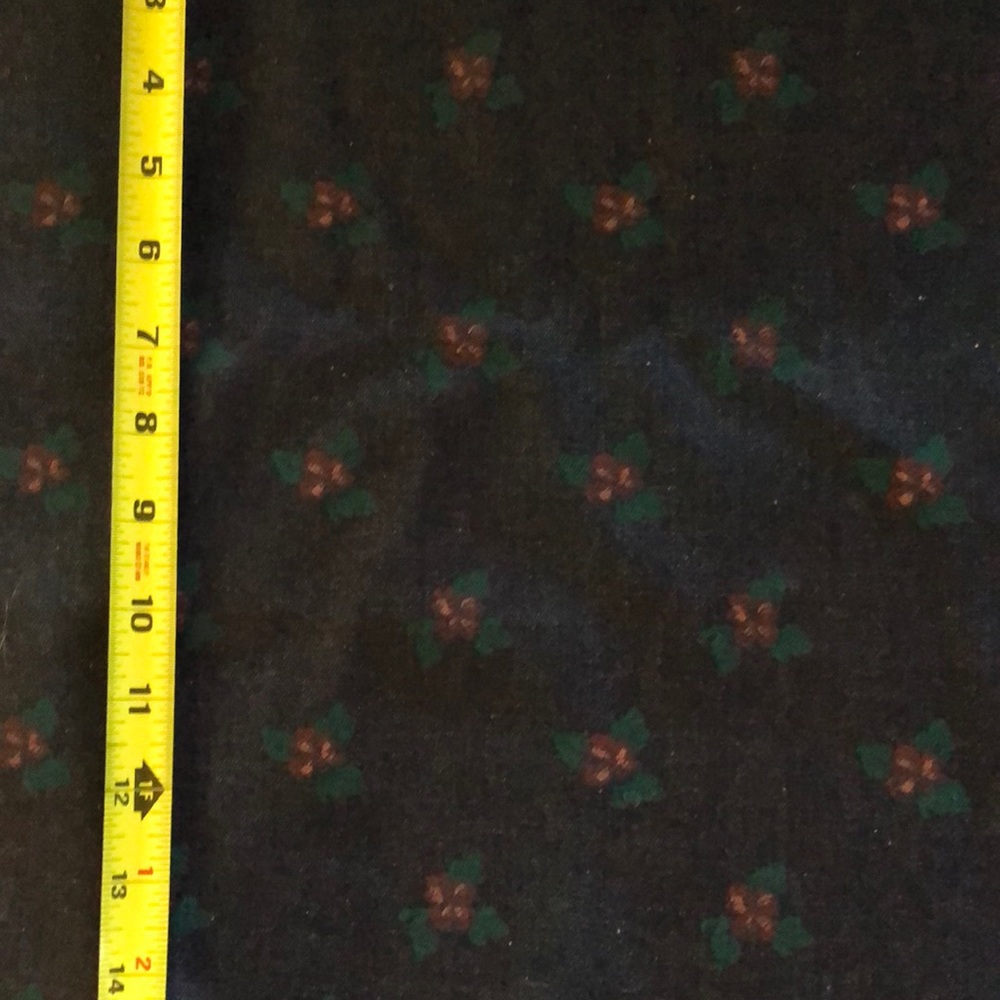 🌸CUTE FLORAL COTTON DENIM YARDAGE - Picture 5 of 5